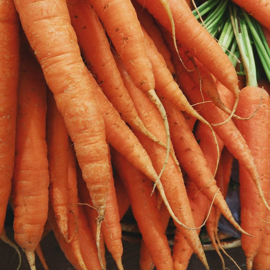 bunches of carrots