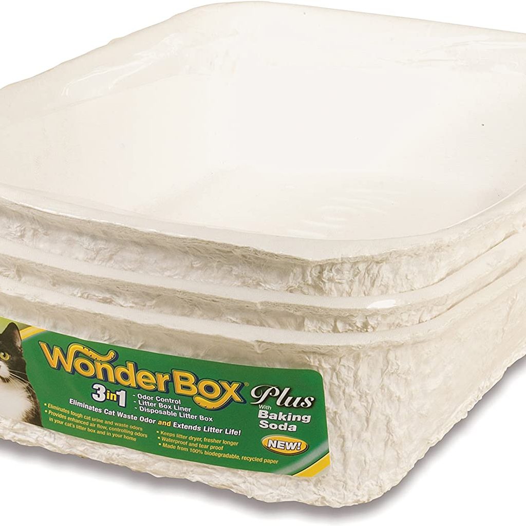 WonderBox Disposable Cat Litterboxes make great cat car accessories