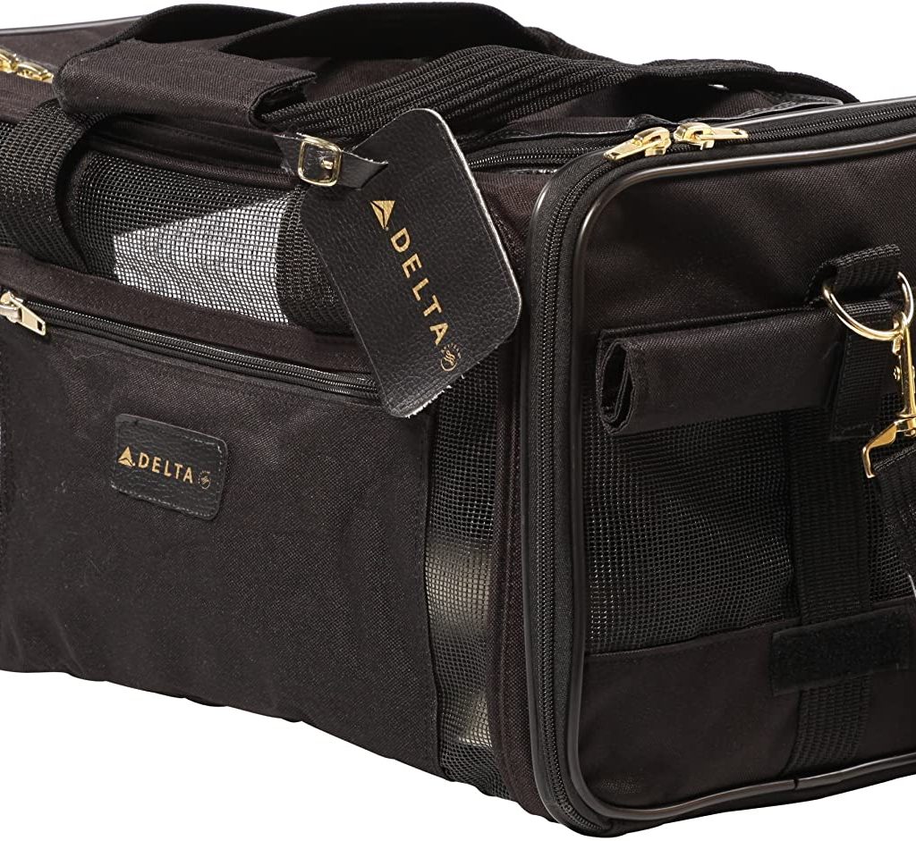 Sherpa Travel Deluxe Pet Carrier for cat car rides