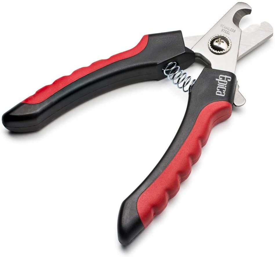 red and black handle nail clippers