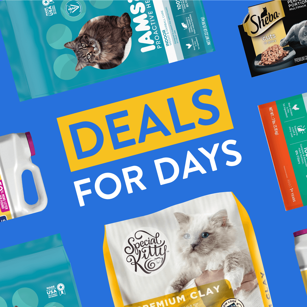 deals for days pet food litter