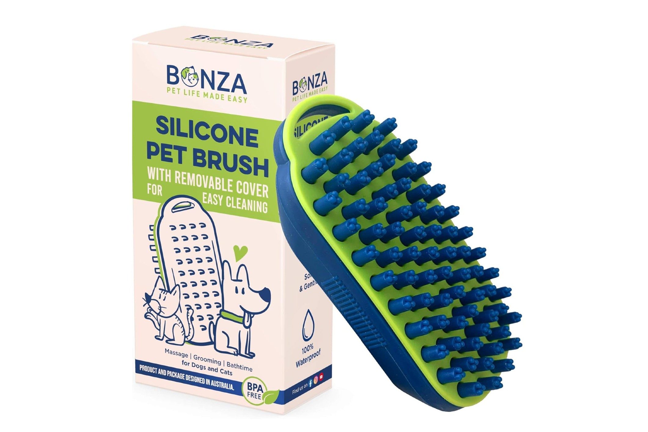 bonza dog brush for shedding