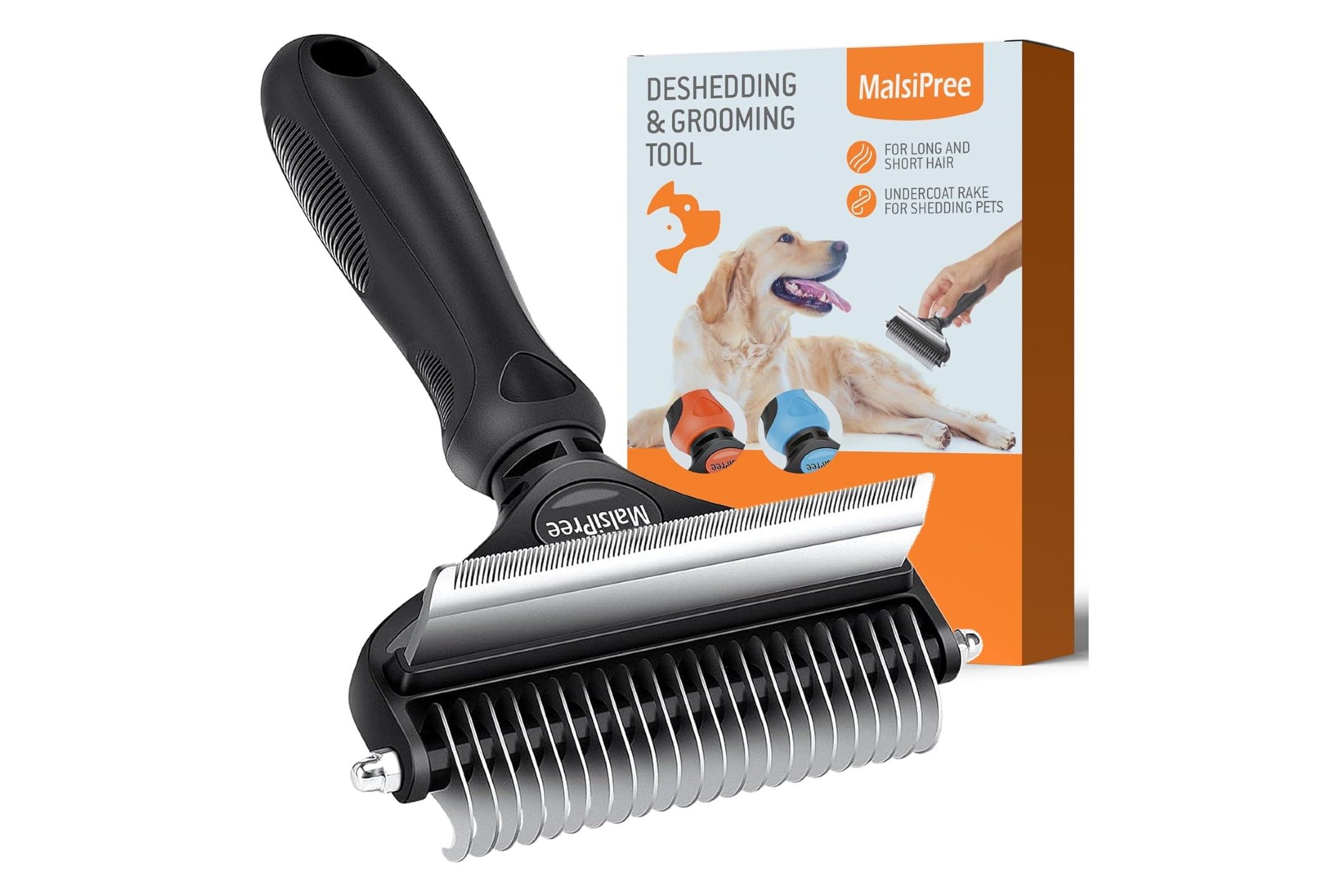 malsipree dog brush for shedding
