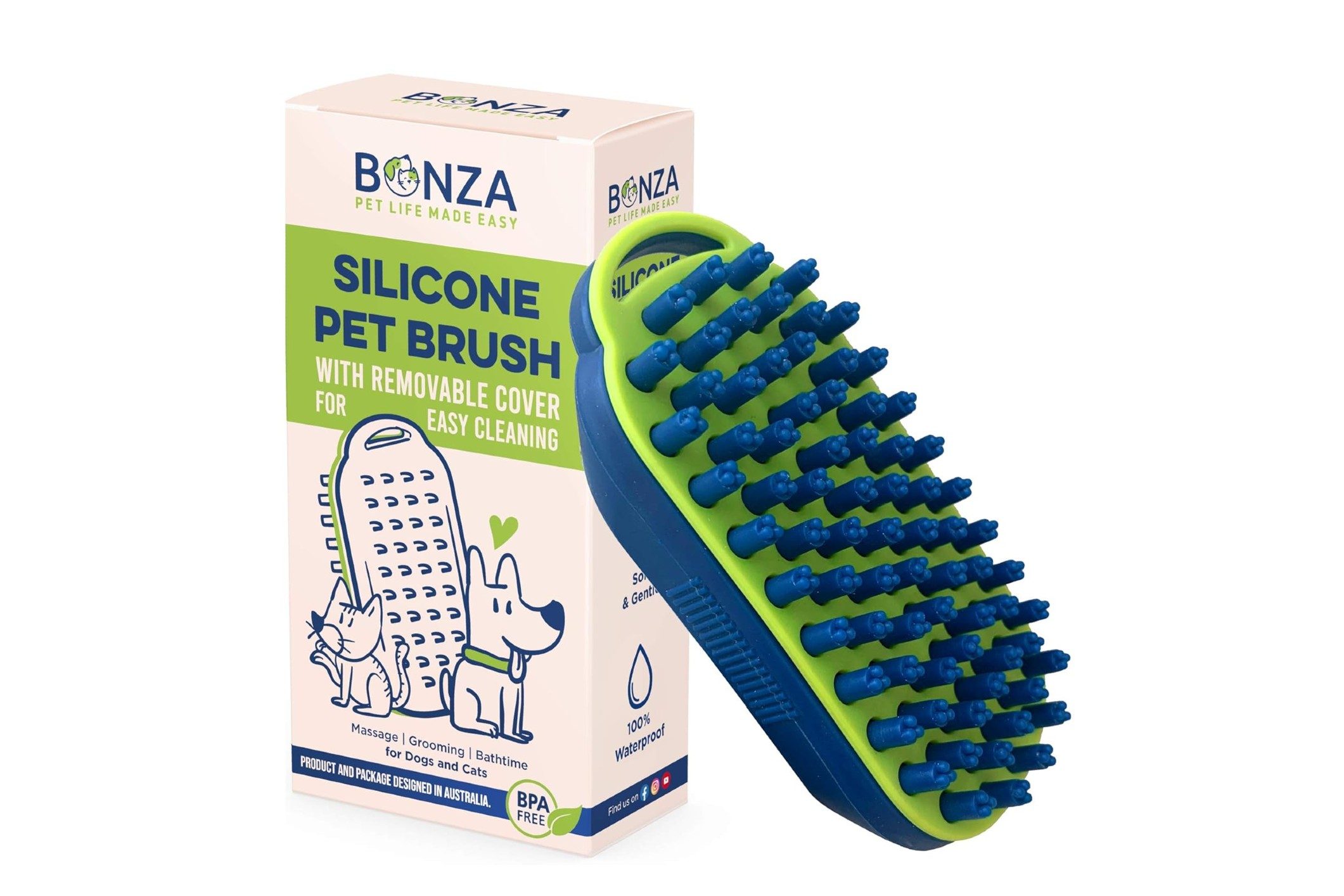 bonza brush for short hair dogs