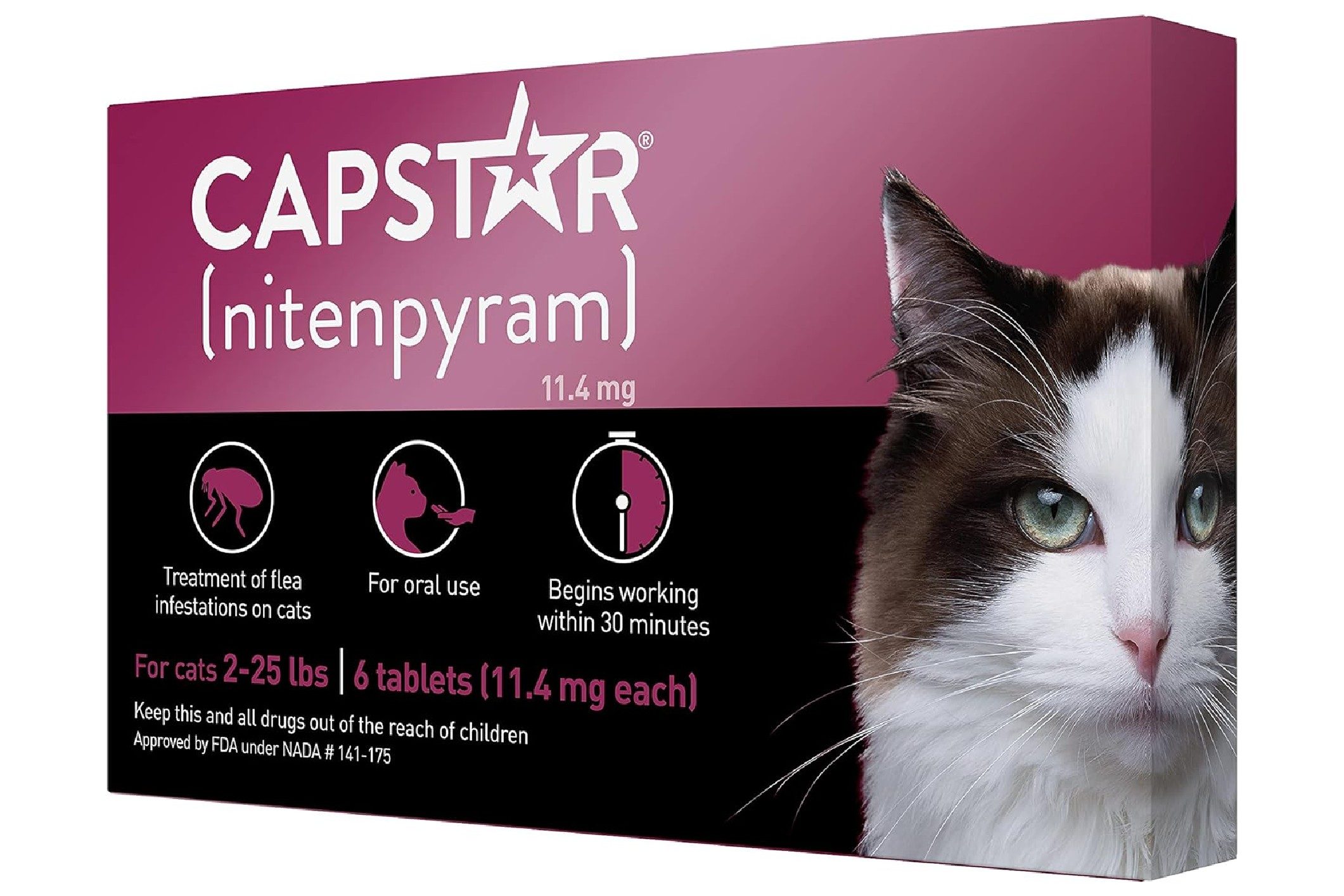 Capstar Fast-Acting Oral Flea Treatment for Cats