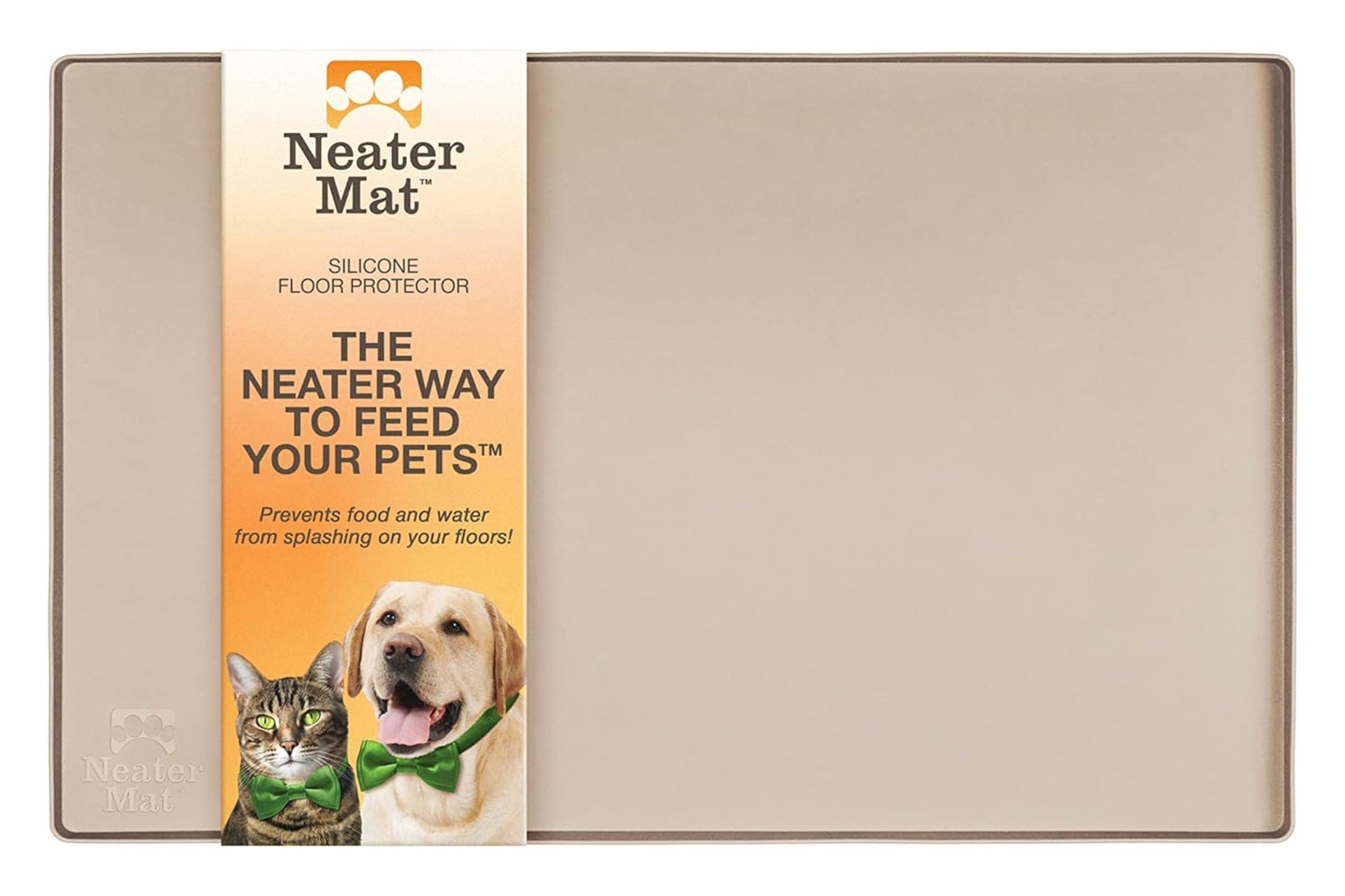 neater pet water bowl mat