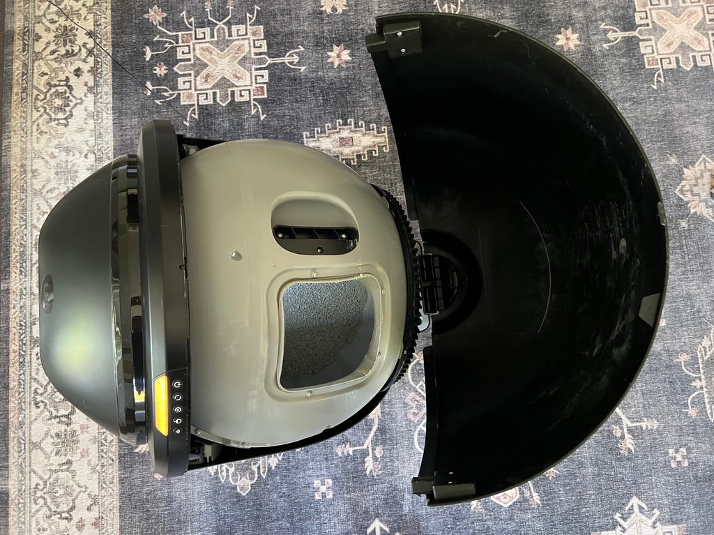 Litter Robot 4 with hood open