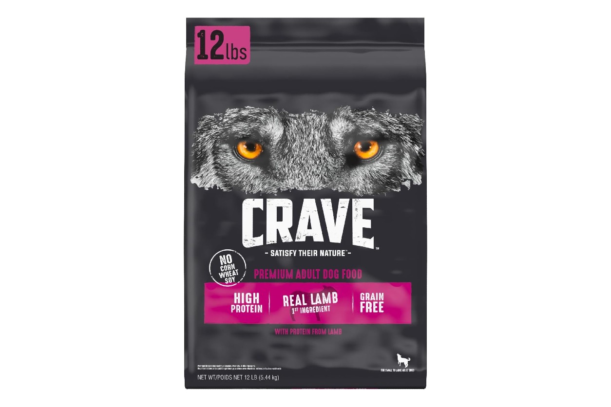 Crave adult dog food with lamb