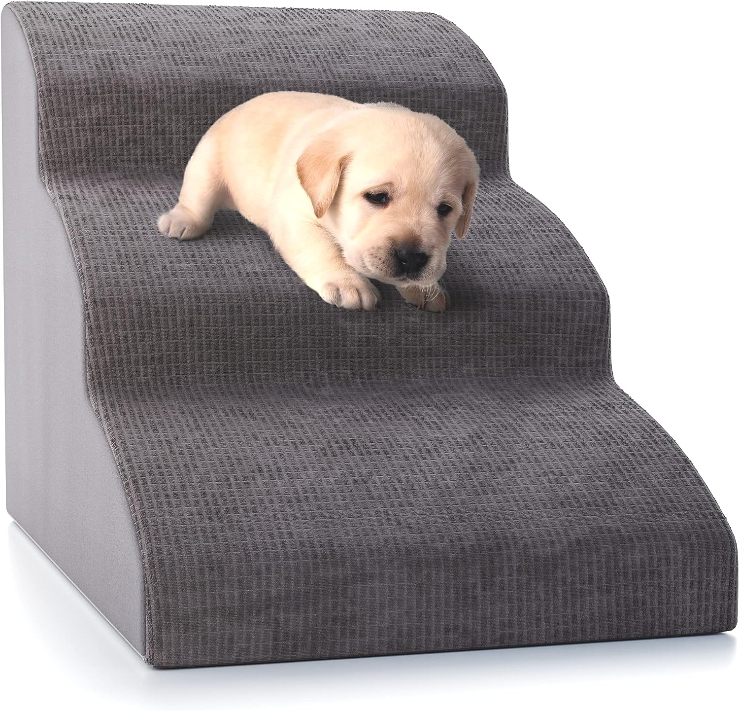 A soft edge dog stair