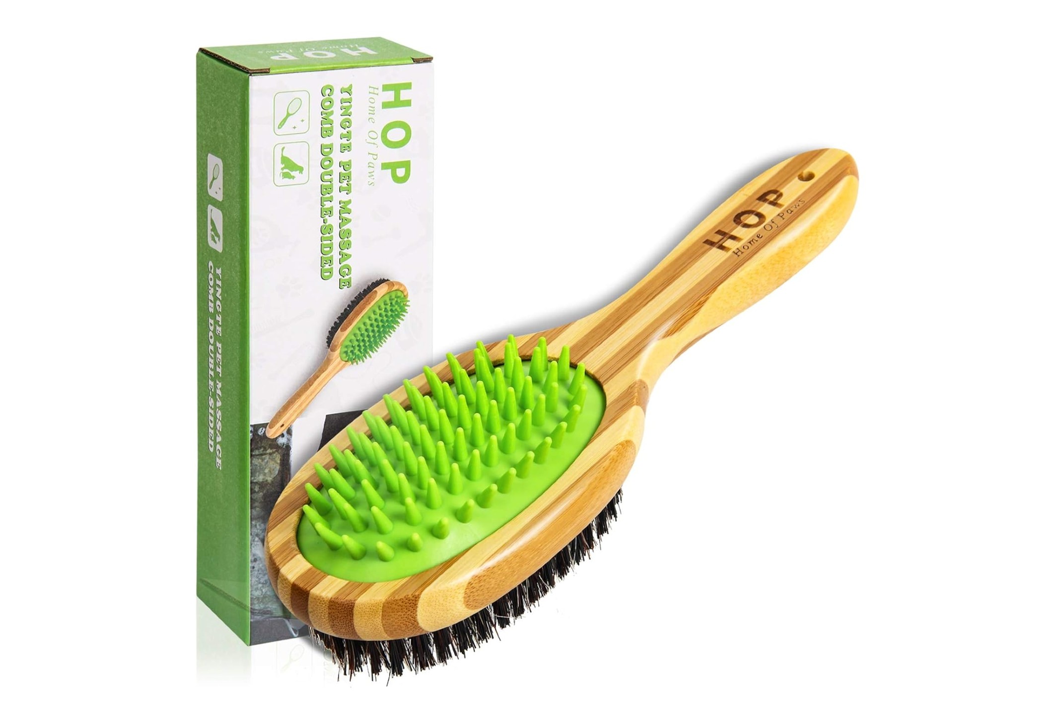 Illustration of Whippet Brush For Short Hair Reduction