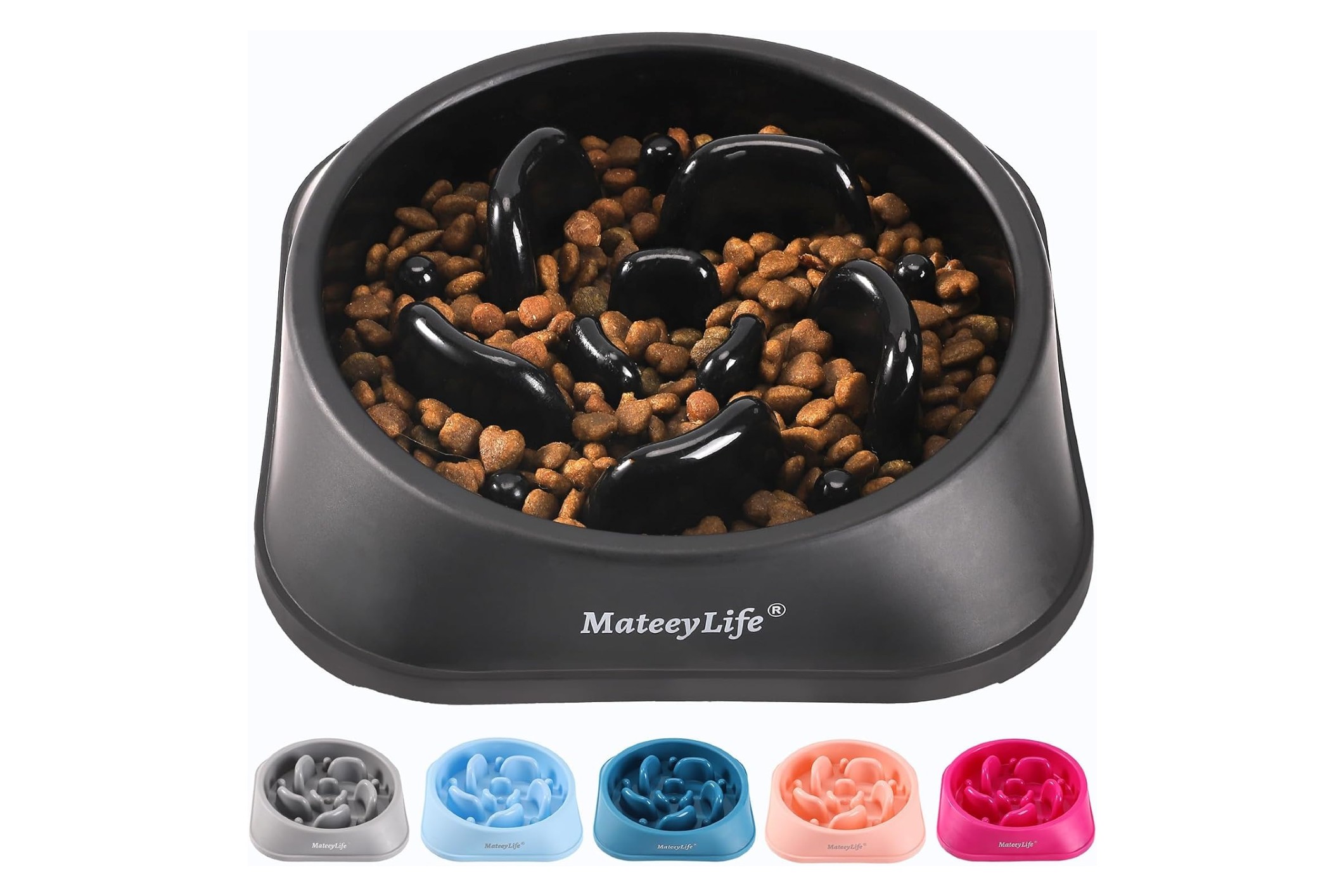 mateeylife dog slow feeder bowl